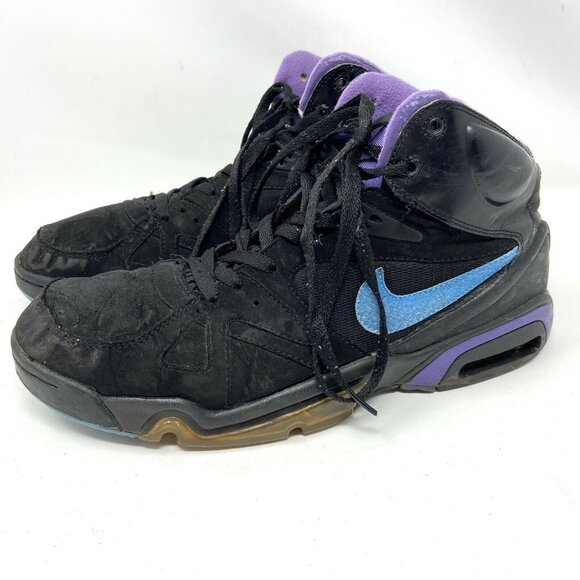 Nike Other - Nike Air Hoop Structure LE 365726-053 Black Aqua Purple Men’s Sz 11